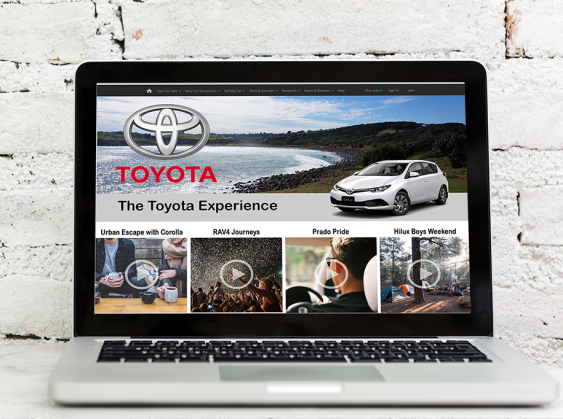 WEB DESIGN – Toyota